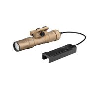 OLIGHT Odin S Compatible Avec M-Lok Accessoire Lampe de Poche Tactique Rechargeable Torche Puissante 1500LM 250M Interrupteur Magnétique à Distance Deux Options d'Alimentation IPX8 Desert