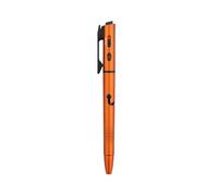 OLIGHT Open 3 Stylo Lampe Bille EDC 4 en 1 avec Mini Torche Rechargeable USB LED 120 Lumens Cadre en Aluminium Multifonction Robuste Durable et Portable pour Le Bureau, Le Cadeau, L'école(Orange)