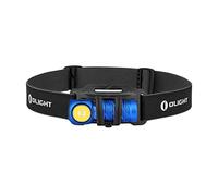 OLIGHT Perun 2 Mini Lampe frontale LED avec bande de tête et portée 150 m,Puissance 1 100 lumens et 5 950 CD d'intensité,Lumière Cool White 5700-6700K,Charge magnétique,Lumière rotative à 180 °