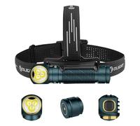 OLIGHT Perun 3 Lampe Frontale Ultra Puissante Rechargeable USB EDC 3000 LM Portée Max. 160 Mètres Torche Clignotant 7 Modes Étanche IP68 Headlamp LED Feu Rouge Pour Camping,Jogging (Bleu Orage)