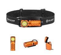 OLIGHT Perun 3 Mini Kit Lampe Frontale Puissante Rechargeable USB EDC 1250 LM Portée Max.155 Mètres Torche Clignotant 7 Modes Étanche IPX8 Headlamp LED Feu Rouge Pour Camping