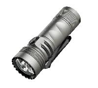 Olight Seeker 4 Mini Dual LED Lampe de Poche Édition Limitée Titane (Blanc Froid & Lumière UV)