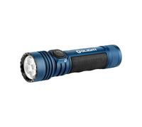 OLIGHT Seeker Lot de 4 lampes de poche rechargeables 4600 lumens avec étui USB C, étanche IPX8 pour les urgences, le camping, la recherche (bleu nuit, blanc froid)