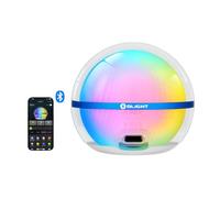 OLIGHT Sphere-C Veilleuse LED Multicolore, Lampe Nuit Chargeur USB-C Universel 75 LM avec Contrôle APP Bluetooth, Lampe d'Ambiance IP56 Étanche pour Enfant, Jeu, Camping, Cadeau (blanc, 1)