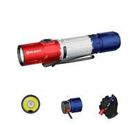 OLIGHT Warrior 3S Lampe de Poche Led Ultra Puissante 2300 Lumens 300M Torche Rechargeable Tactique IPX8, avec Capteur de Proximité Double Interrupteur Charge USB Pour Camping Randonnée Urgence