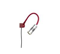 Oligo A Little Bit Applique Strahler/Spotleuchte, chromé, bras flexible rouge mat
