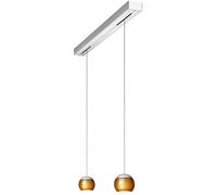 Oligo Balino Suspension 2 flammes Pendelleuchte, chrome mat / or