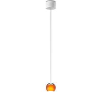 Oligo Balino Suspension avec réglage en hauteur caché Pendelleuchte, chrome / orange