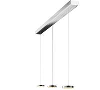 Oligo Decent Suspension 3 flammes avec réglage en hauteur caché Pendelleuchte, chrome