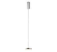Oligo Decent Suspension LED aluminium brossé - 13,5 cm - fixe Ce luminaire comporte des modules à LED prémontés de classes énergétiques A A++, A+, A