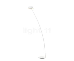 Oligo Glance Lampadaire arc LED blanc mat Ce luminaire comporte des modules à LED prémontés de classes énergétiques A A++, A+, A