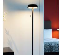 Oligo Glance Lampadaire LED noir mat Ce luminaire comporte des modules à LED prémontés de classes énergétiques A A++, A+, A