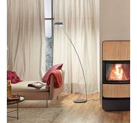 Oligo Glance Lampadaire arc LED gris mat Ce luminaire comporte des modules à LED prémontés de classes énergétiques A A++, A+, A