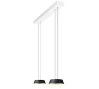 Oligo Glance Suspension 2 flammes avec réglage en hauteur caché Pendelleuchte, noir mat