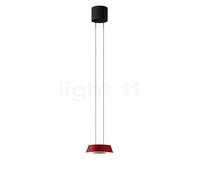 Oligo Glance Suspension LED - réglage en hauteur invisible cache-piton noir mat/tête rouge mat , Vente d'entrepôt, neuf, emballage d'origine Ce luminaire comporte des modules à LED prémontés de classe