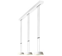 Oligo Glance Suspension réglable 3 flammes Pendelleuchte, blanc mat