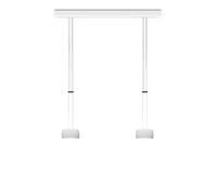 Oligo Grace Suspension LED 2 foyers - réglable en hauteur cache-piton blanc mat/tête blanc mat Ce luminaire comporte des modules à LED prémontés de classes énergétiques A A++, A+, A