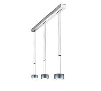 Oligo Grace Suspension réglable 3 flammes Pendelleuchte, basalte