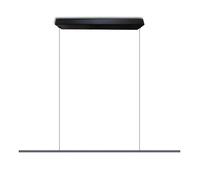 Oligo Linto One Suspension avec réglage en hauteur caché Tunable White Pendelleuchte, noir mat / basalte