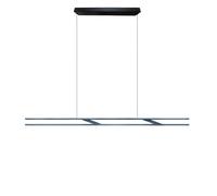 Oligo Linto Suspension avec réglage en hauteur caché Pendelleuchte, noir mat / basalte