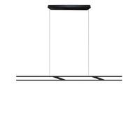 Oligo Linto Suspension avec réglage en hauteur caché Tunable White Pendelleuchte, noir mat / noir mat