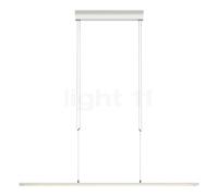 Oligo Lisgo Sky Straight Suspension LED blanc mat - 126,5 cm Ce luminaire comporte des modules à LED prémontés de classes énergétiques A A++, A+, A