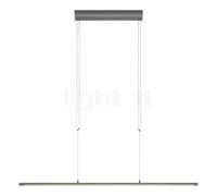 Oligo Lisgo Sky Straight Suspension LED gris mat - 126,5 cm Ce luminaire comporte des modules à LED prémontés de classes énergétiques A A++, A+, A