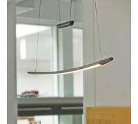 Oligo Lisgo Sky Suspension LED, gris mat - 140 cm Ce luminaire comporte des modules à LED prémontés de classes énergétiques A A++, A+, A