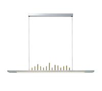 Oligo Paläo Suspension Pendelleuchte, aluminium brossé, rosette alu brossé