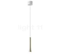 Oligo Rio Suspension 1 foyer LED - réglage en hauteur invisible cache-piton blanc mat/tête argent perlé Ce luminaire comporte des modules à LED prémontés de classes énergétiques A A++, A+, A