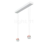 Oligo Slack-Line Globe Suspension LED 2 foyers Ce luminaire comporte des modules à LED prémontés de classes énergétiques A A++, A+, A