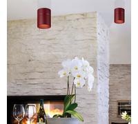 Oligo Tudor M Tunable White Plafonnier Deckenleuchte, rouge mat