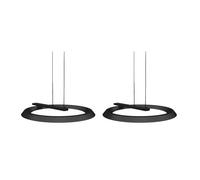 Oligo Yano One 2-flg Pendelleuchte, noir