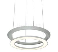 Oligo Yano Suspension LED cache-piton blanc mat/tête argenté Ce luminaire comporte des modules à LED prémontés de classes énergétiques A A++, A+, A