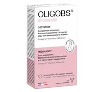 Oligobs Grossesse - Oméga 3 - Fer - Magnésium - 30 comprimés + 30 capsules