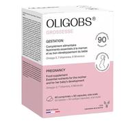 Laboratoire CCD Oligobs Grossesse – Complément grossesse Acide folique, DHA, fer – 90 cpr + 90 caps