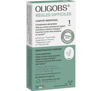 Oligobs Règles Difficiles Complément Menstruel | Sans Hormones | Camomille, Fenouil, Magnésium, Vitamine B6 | Crampes, Fatigue, Digestion | Cure 5 jours | Fabriqué en France | Dès 12 ans