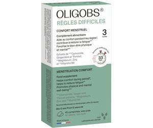 Oligobs Menstruation Règles Difficiles Confort Menstruel 3 Cycles 45 Comprimés