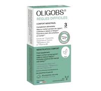 Oligobs Complément menstruel – Camomille, Fenouil, Magnésium, Vitamine B6 – Sans hormones, 3 cycles