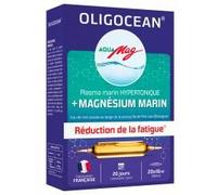 Oligocean Aqua Mag Plasma Marin Hypertonique + Magnésium Marin 20 Ampoules - Boîte 20 ampoules de 10 ml