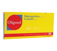 Oligosol Manganèse-Cobalt Solution Buvable Ampoules 28x2ml