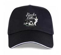 OLIKED Casquette de Baseball Border Collie Dog Latest Designed Men Crewneck Long Baseball Cap Coton Hommes Imprimé Mode Hommes Femmes Réglables Chapeaux décontractés