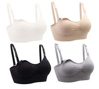 Oliked Soutien-Gorge de maternité sans Couture Femmes allaitant (Lot de 3 / Lot de 4)