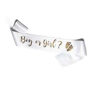 OLILLY Echarpe BOY OR GIRL pour Baby Shower ou Reveal Gender