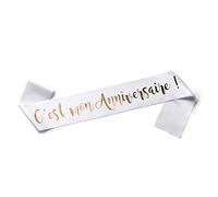 OLILLY - Echarpe C'est Mon Anniversaire à Porter Le Jour J - Taille Adulte