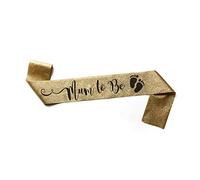 OLILLY Echarpe Mum to Be Glitter Or pour Babyshower (Glitter Gold)