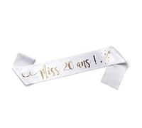 OLILLY - Echarpe pour 20 Ans - Miss 20 ans - A porter ou à Offrir le Jour J (20 ans)