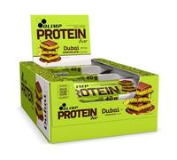 OLIMP Barre Protéinée Chocolat de Dubaï & Pistache - Pack 25 x 40 g - Snack Protéiné Gourmand (Chocolat au lait)