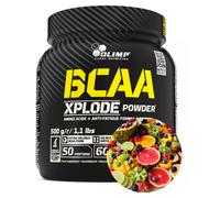 Olimp BCAA Xplode Powder 500 g Fruit Punch + Glutamine, Vit B6