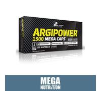 Olimp nutrition Argi Puissance 1500 Mega Capuchons 120 Oxyde Nitrique L-ARGININE